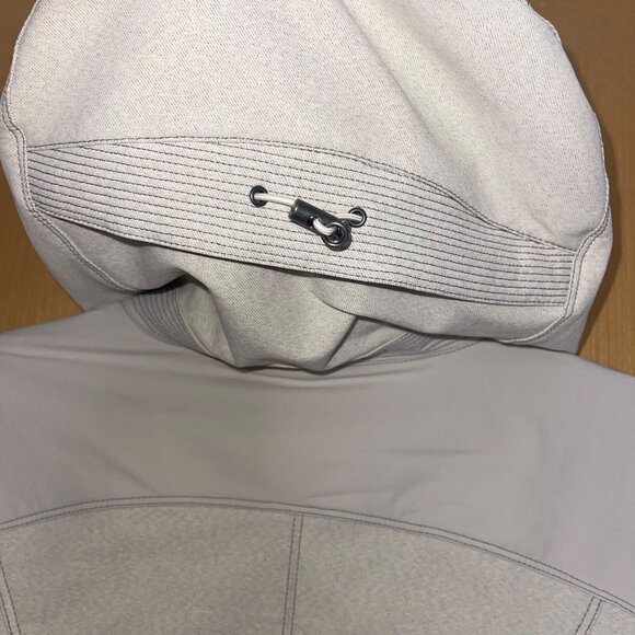 Kuhl Womens Trench Coat Size S Cream Softshell Two-tone Weave Performance - Picture 5 of 16